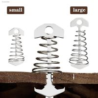 ™ 1PC Wind Rope Buckle Stainlesss Steel Fishbone Camping Tent Stakes Pegs Spring Ground Nail Portable Deck Nails Anchors Bolt 2021