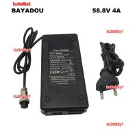 ku3n8ky1 2023 High Quality 14S 58.8V 4A Li-ion Charger 52V Lithium Electric Bike Bicycle Scooter Ebike Battery Chargers GX16 XLR Connector AC 100V - 240V