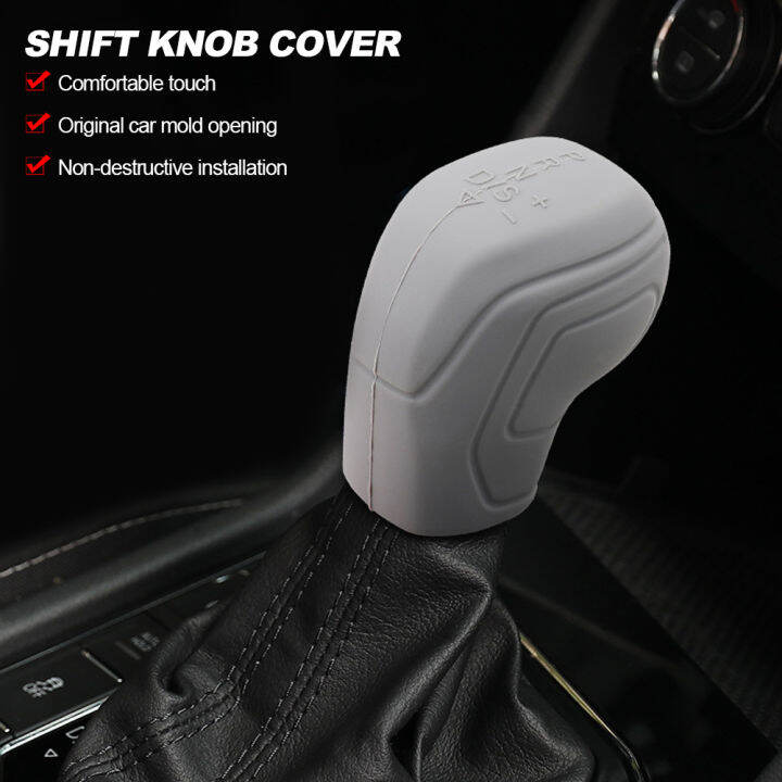 1Pc Car Manual Automatic Auto Silicone Gear Shift Knob Cover Non slip