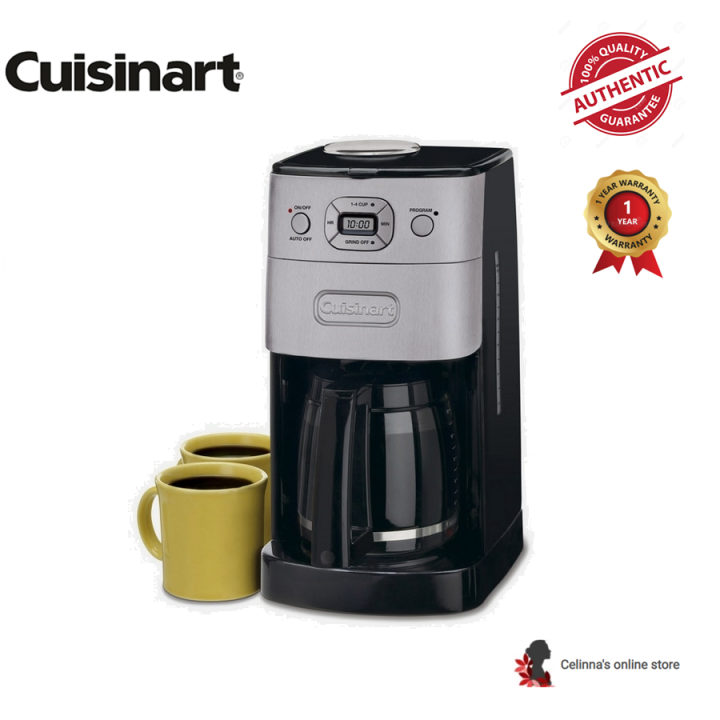 Cuisinart GrindandBrew 12Cup Automatic Coffeemaker DGB625BC Lazada PH