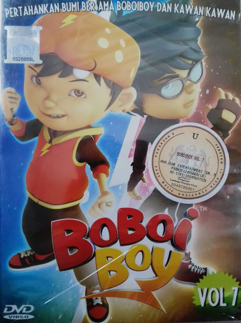 DVD Original Malay Cartoon Movie Boboiboy Vol 7 - Movieland682786 | Lazada