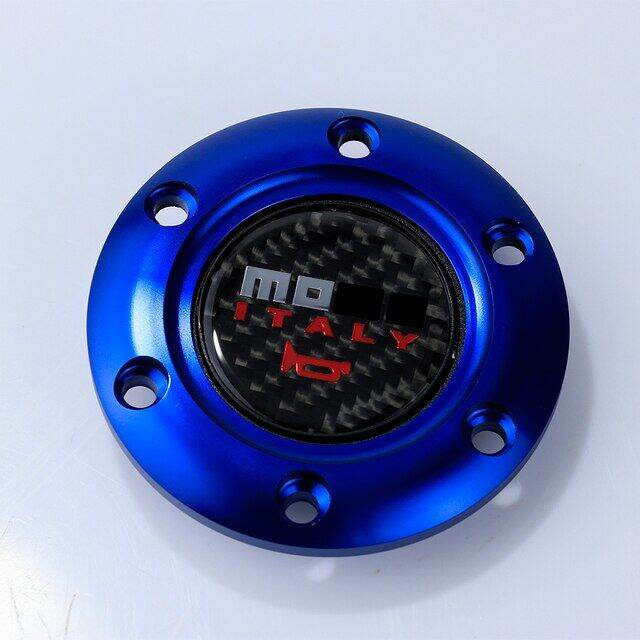 jdm Italy momo Carbon Fiber Car Horn Button Sport Steering Wheel Center