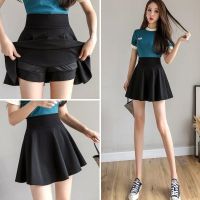 COD ❀❃✿ vffe899 Pleated short skirt half-length skirt female 2021 high waist all-match all-match百褶短裙半身裙女2021高腰百搭显瘦蓬蓬裙裤裙黑色a字裙seifrn.my 6.24/0.5