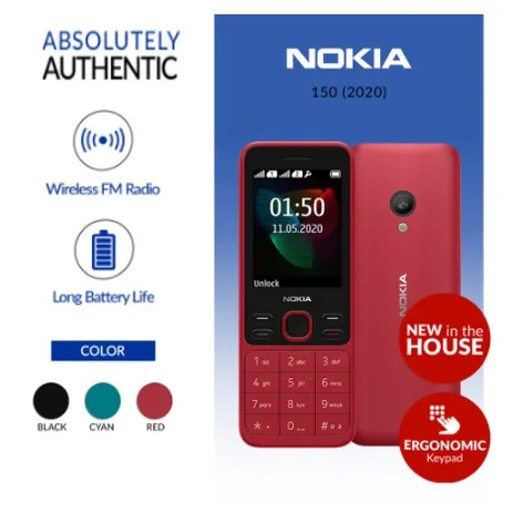 Ready Stock】 Gub Mall NEW NOKIA 150 Dual Sim | Wireless FM Radio | VGA  Camera | Nokia Feature Phone | Lazada PH