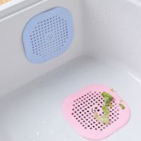 【cw】hotx Anti-Block Floor Drain Cover TPR Sewer Deodorizer Sink Hair Filter for