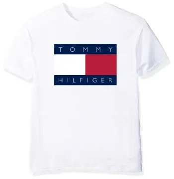 Tommy Hilfiger TOMMY FLAG HILFIGER TEE Branco - Entrega gratuita
