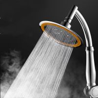 ▫ 4/6 Inch Adjustable 2 Mode ABS Bathroom Shower Head Ultra-Thin Large Rainfall Shower Head High Pressure Hand Held Shower Head