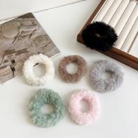 Hot Selling Kids Hair Accessories Rope Comfortable Faux Furry Hair Ties Elastic Children Scrunchy For Hair Hair Accessories