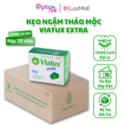 Combo 20 Hộp Kẹo Ngậm Không Đường Giảm Ho Khàn Tiếng Vietnat Viatux Extra