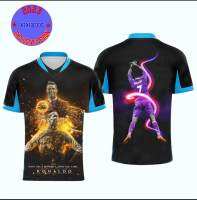 [xzx180305 design] CR  7 V-neck T-shirt 72 High quality quick drying and gender free new definition style