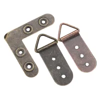 20set Triangle D Ring Hangers Photo Frame Hooks Picture Wall Holder w/screws Alloy 30mm-60mm Antique Bronze/Red Copper