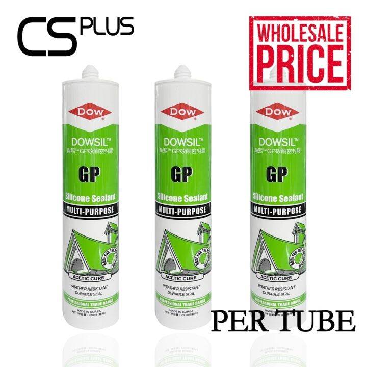 New Stock Per Tube Dowsil Derfoe Gp Sea Star Silicon Sealant Black