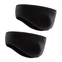 Winter Headband Double-Layer Fleece More Thicker Ski Cold and Windproof Forehead Earmuffs