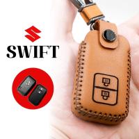 ซองกุญแจ swift เคสหนังหุ้มรีโมท Suzuki งานหนังแฮนเมด หนังกันน้ำเกรดพรีเมียม waterproof leather