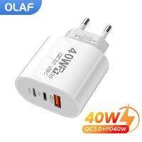 {KOLT Digital} Olaf 40W เครื่องชาร์จ USB C ชาร์จเร็ว3.0 PD ประเภทโทรศัพท์มือถืออะแดปเตอร์สำหรับ iPhone 13โทรศัพท์