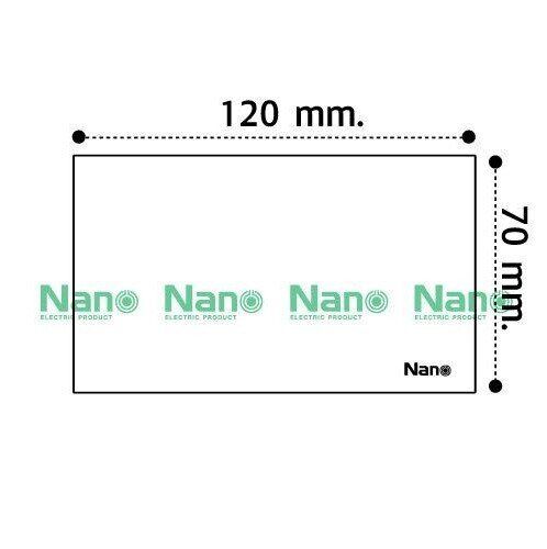 nano-ฝาปิดช่องว่าง-หน้ากากปิดช่องว่าง-2x4-ขาว-ดำ-หน้ากาก-0-ช่อง-หน้ากาก-blank-plate