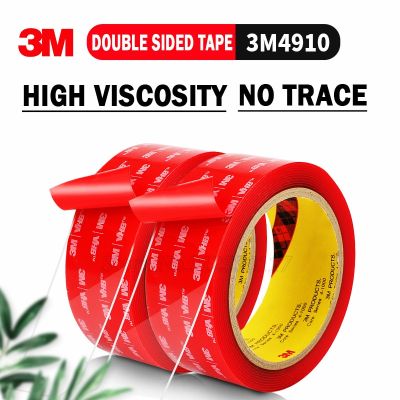 Transparent No Trace 3M 4910 Strong Double Sided Tape 6/10/15/20/30/40/50mm Adhesives  Tape