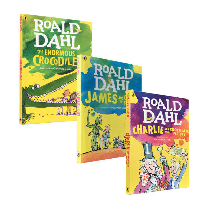 3Pcs The Enormous Crocodile/charlie and the chocolate factory/JAMES AND ...