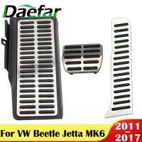 แท่นเหยียบพักเท้ารถยนต์สำหรับ VW Volkswagen Beetle Jetta MK6แป้นคลัทช์เชื้อเพลิงแบบสปอร์ต2011-2017อุปกรณ์ปลอกรถยนต์