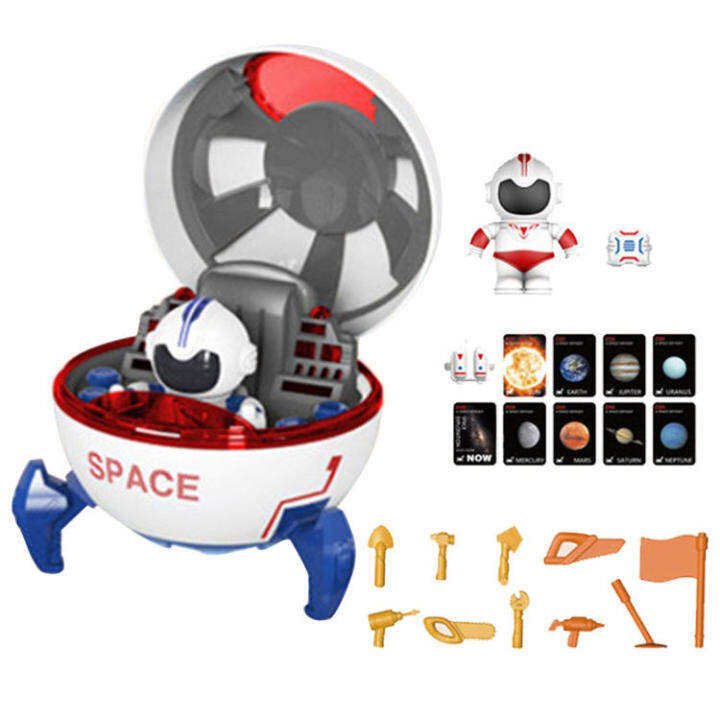 Kids Space Toys Musical Space Shuttle Astronaut Model Set with Lights