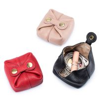 Japanese fashion Korean genuine leather cowhide cute coin purse ladies soft leather mini key coin purse gift