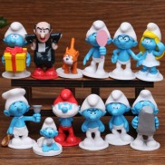 Available Toystoryshop 12 Cái gói 10Cm The Smurfs Hành Động Con Số