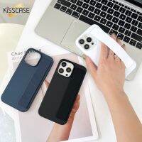 KISSCASE เคสสายรัดข้อมือซิลิโคนโทรศัพท์พีซีฉีดน้ำมันสำหรับ IPhone 12 13 14 15 Pro Max Plus ฝาครอบกันกระแทก