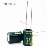 5-200pcs/lot 15UF high frequency low impedance 400V 15UF aluminum electrolytic capacitor size S112 20%