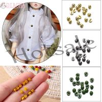 【hot sale】 ❂ B32 DIACHA 20pcs High Quality Doll Mushroom Buttons 4mm Belt Buckles Ultra-small Buckle Mini DIY Shoes Sewing Accessories 10 Colors 1/6 Dolls Clothing/Multicolor