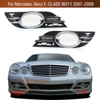 For -Benz E-CLASS ECLASS W211 2007 2008 2009กันชนหน้ารถฝาครอบไฟตัดหมอกกรอบไฟตัดหมอก