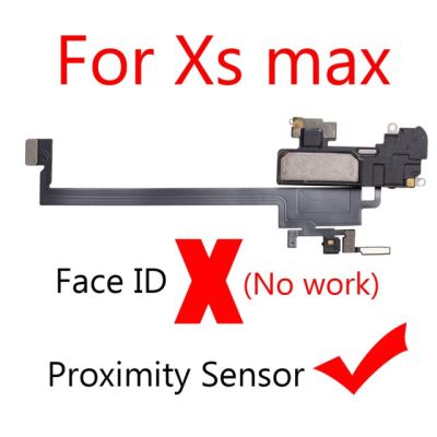 สายเฟล็กซ์ริบบอนเซ็นเซอร์ไฟหน้า1ชิ้นหูหูฟังอะไหล่เปลี่ยนลำโพงสำหรับ Iphone Xr Xs Max