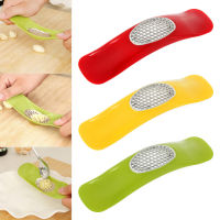 Stainless Steel Garlic Press Grinding Slicer Mincer Metal Ginger Crusher Chopper Cutter Novelty Kitchen Accessories