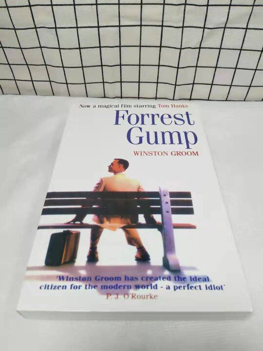 forrest-gumpภาษาอังกฤษรุ่นforrest-gumpคลาสสิกแรงบันดาลใจนวนิยายฟิล์มหนังสือต้นฉบับ