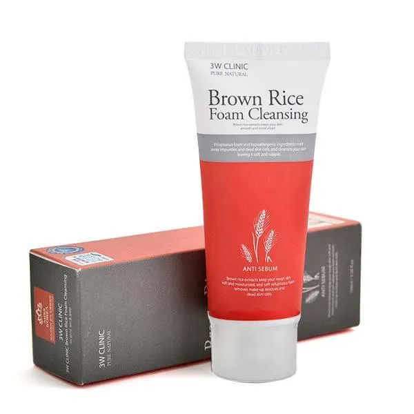 3W Brown Rice Foam Cleansing | Lazada PH