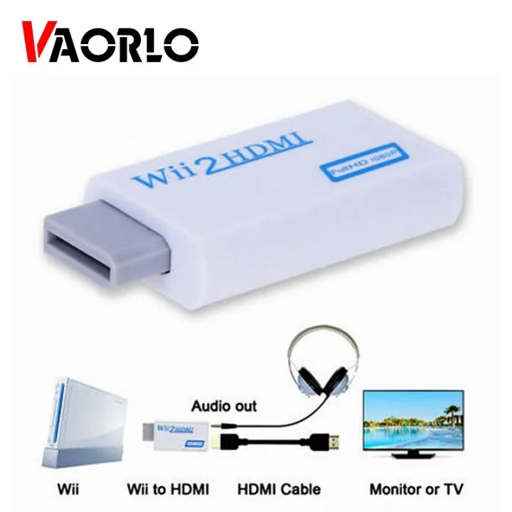 Wii to HDMI Converter FullHD 1080P Audio Wii 2 HDMI Adapter Lazada PH