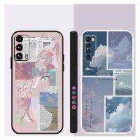 【Great. Cell phone case】 สวยงามสีฟ้า HEA1สีชมพูสำหรับปลอก Vivo Y11 Y20 Y20s Y20i Y20sG 2021 Y17 Y12 Y15ประเภทสี่เหลี่ยมเคสโทรศัพท์