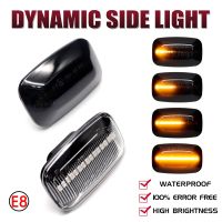 For Toyota Land Cruiser Landcruiser 70 80 100 Series Dynamic Blinkers LED Streamer Turn Signal Light Side Marker Lamp Car Bulb