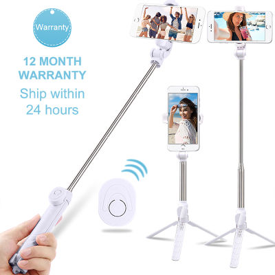 Portable Tripod for Mobile Phone Selfie Stick With Remote Control escopic Phone Bluetooth Stick For Android