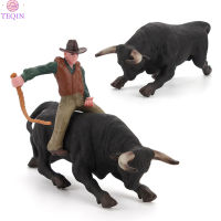 TEQIN โมเดลฟิกเกอร์ชุดโมเดล Black Bull บูลเลทคาวบอยชาย,Kids Toys โมเดลพลาสติก