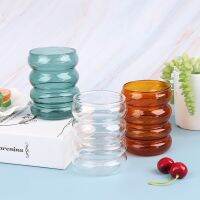 {AMUB}ขวดน้ำคลื่นรูปร่างถ้วยแก้วทนความร้อน Drinkware บ้าน Drinkware ขวด