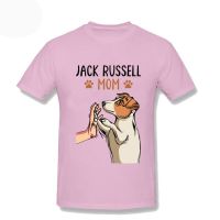 MenSjack Russell Terrier Mom Cute Dog Mama Tshirt Short Sleeve Tee Shirt Cotton T Shirt Tops Tees Oversized 3Xl S-4XL-5XL-6XL