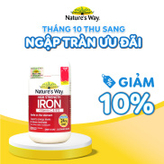 Viên Uống Nature s Way High Strength Iron + Vitamin C B12 Cho Người Lớn Bổ