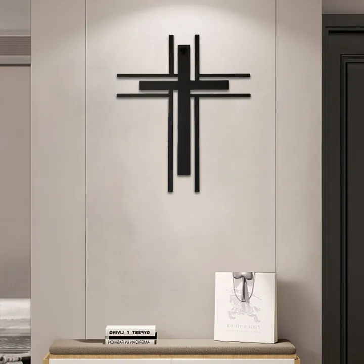 Metal Wall Cross Modern Décor Design (8.5 X 6.75 Inches) Metal Wall Art  Home Decor Aesthetic Room Decor Minimalist | Lazada Ph
