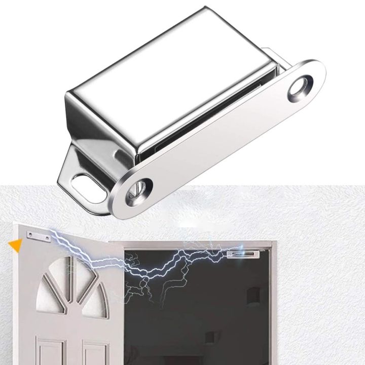 1 5 10pcs Stainless Steel Magnetic Catch Cupboard Cabinet Wardrobe Drawer Latch Lazada Singapore