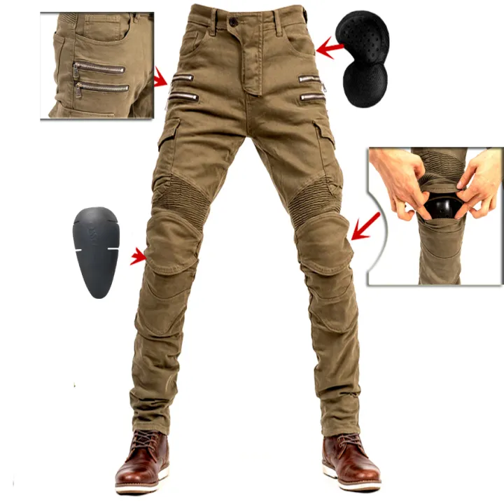 slim fit motorcycle pants