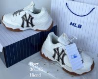 Sneakers shoes MLB NY work mirror product have ready box paper bag warranty straight cover 100%