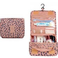 Increase travel cosmetic bag ladies waterproof cosmetic bag wash storage bag hanging dry and wet separation storage bag