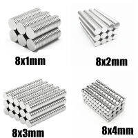 8x1 8x2 8x3mm Super Strong รอบรูปร่างบล็อก Rare Earth Neodymium แม่เหล็กตู้เย็นหัตถกรรมสำหรับ Acoustic Field Electronics-Jingmu