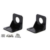 Mounting Bracket Holder For Nema 17 Stepper Motor 3D Printer Black 42mm Alloy Steel Clamps