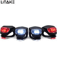 LITAKE Lampu Led Belakang พกพาขนาดเล็กไฟเตือนซิลิโคนสำหรับจักรยานเสือภูเขา